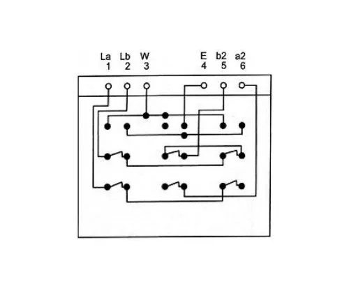 DINIC Boîtier apparent pour téléphone, NFN pour un téléphone et 2 postes, boîte